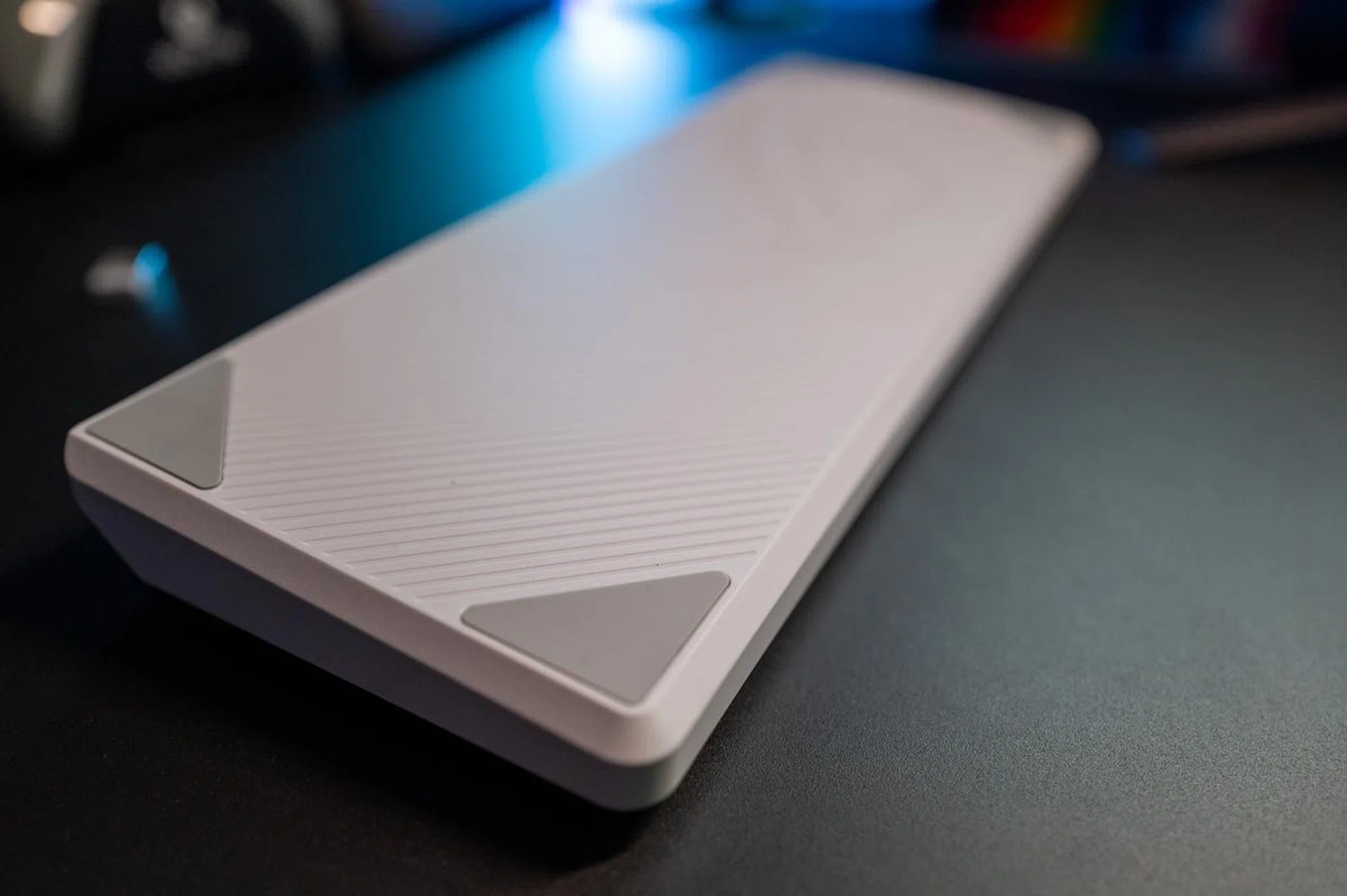 The cover also serves as a non-slip base for the keyboard.