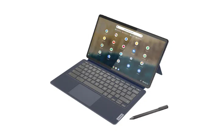 The Chromebook is Lenovo's first using an OLED display. Image courtesy of Lenovo. 