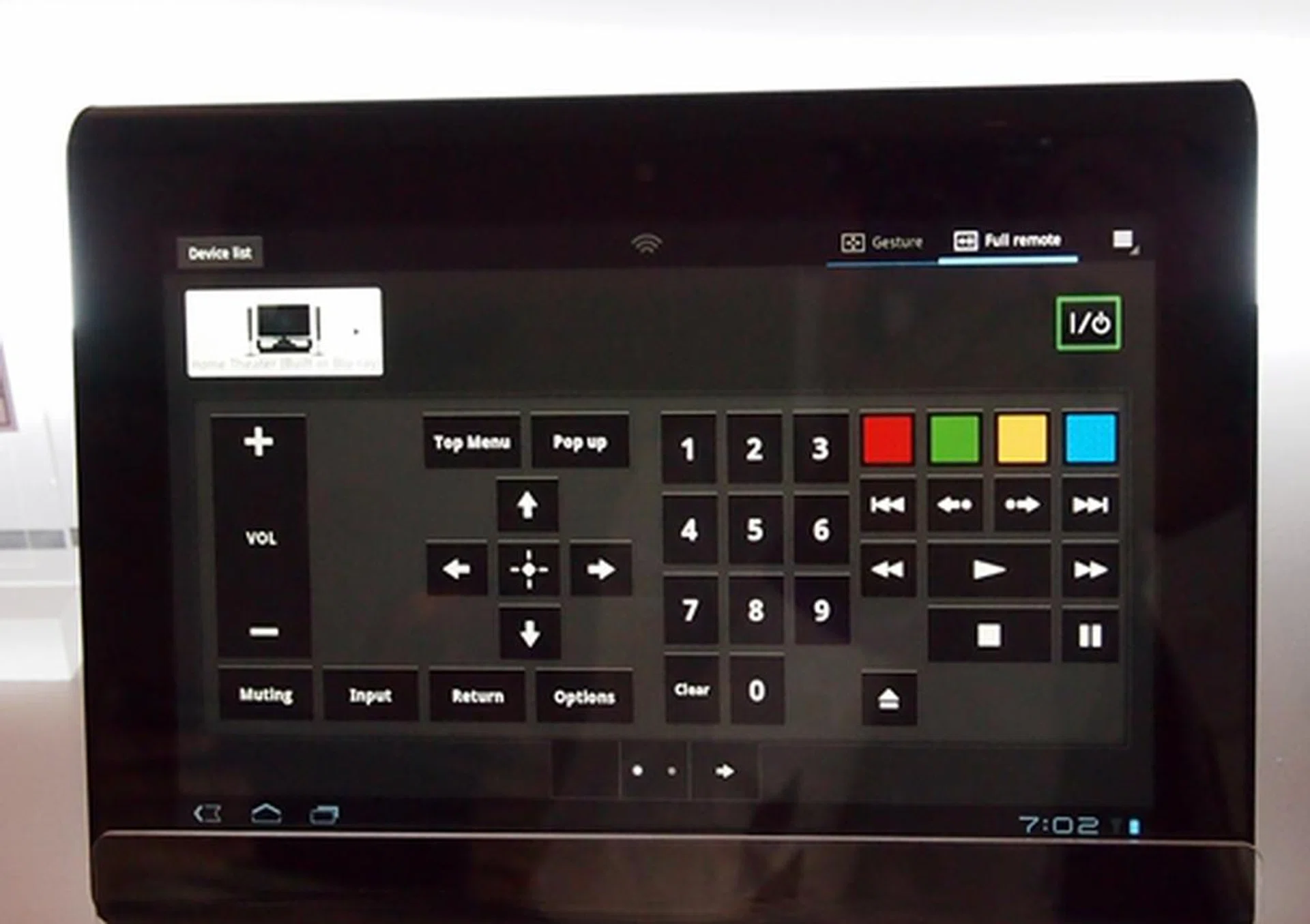 Another unique feature of the Sony Tablet S is the built-in infrared sensor. This enables the tablet to function as a remote control for a wide range of devices including TVs and stereos.