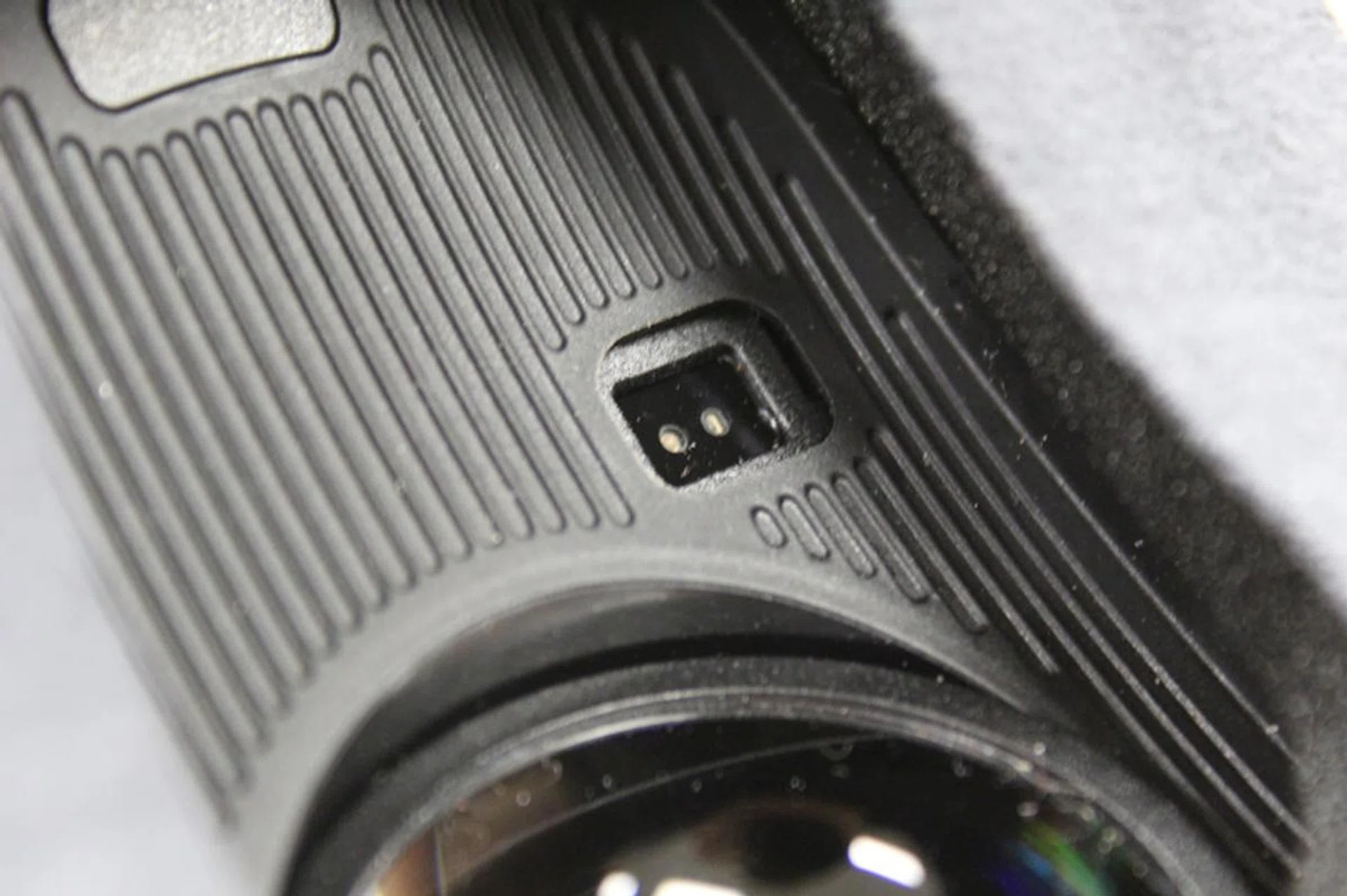 The proximity sensor in the Gear VR headet.