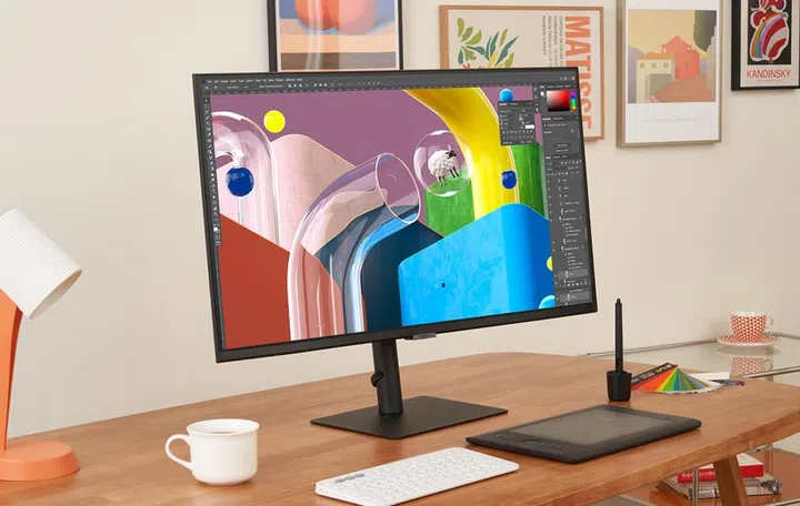 Samsung ViewFinity S8 monitor.