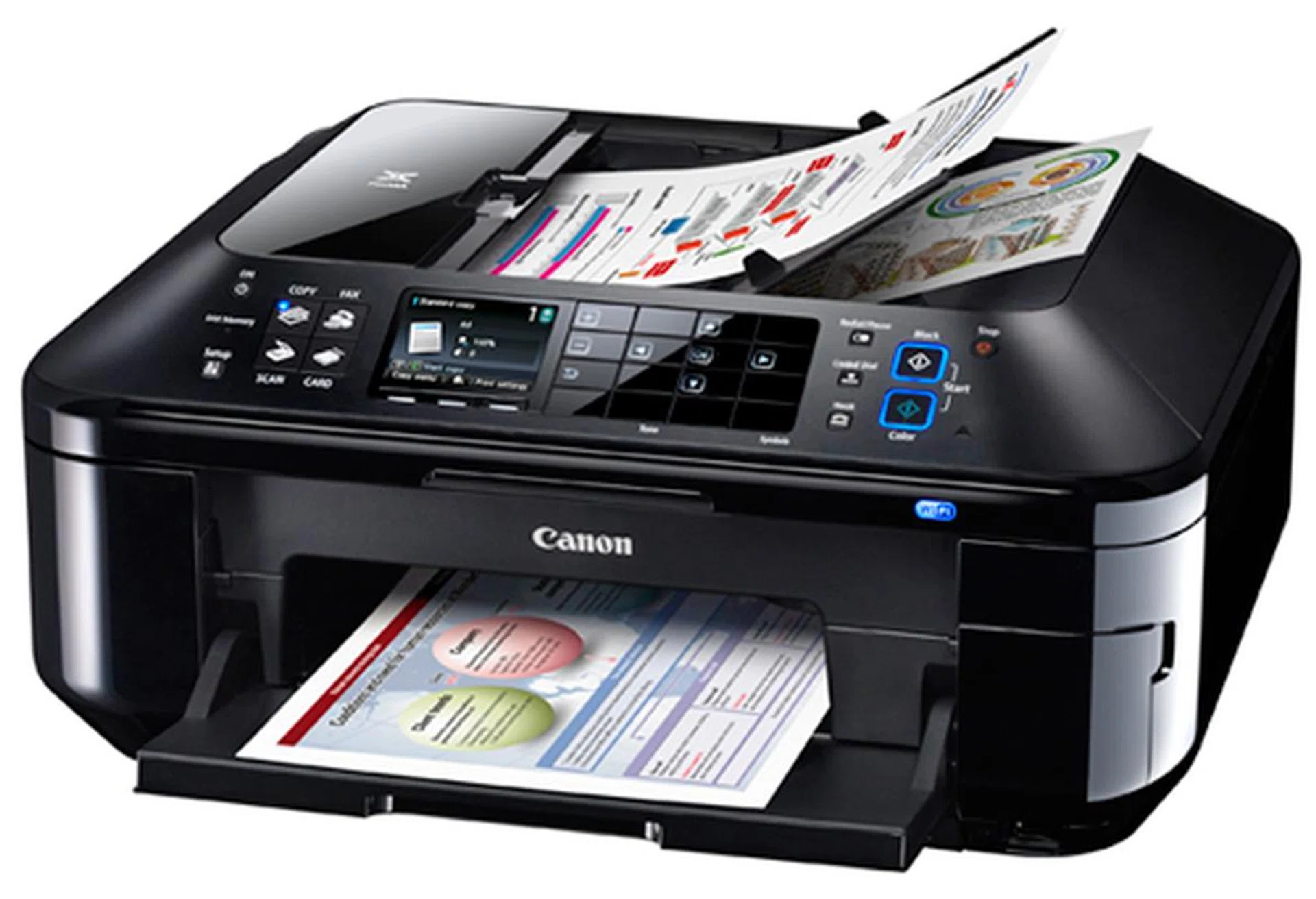 The Canon PIXMA MX886 has performance to match its good looks.