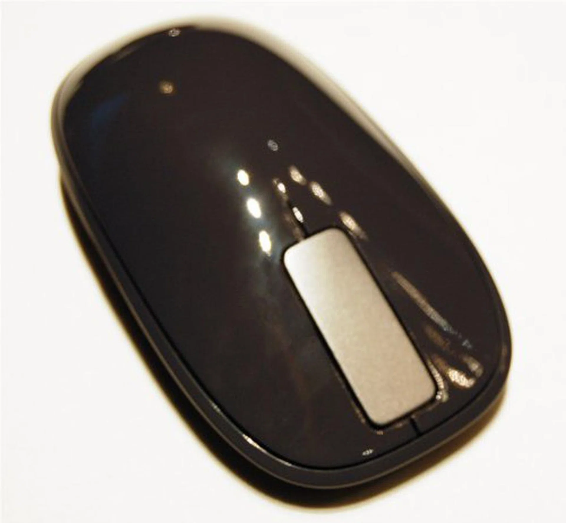 Here's a close up of the black Explorer Touch. The new touch strip allows you to scroll up, down and sideways while also providing options for customizable buttons.