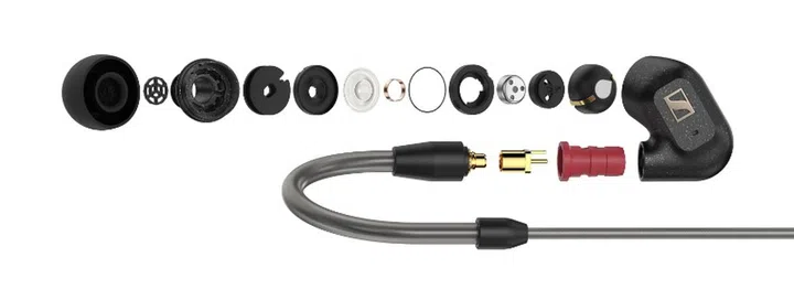 An exploded view of the Sennheiser IE 300. (Image source: Sennheiser)
