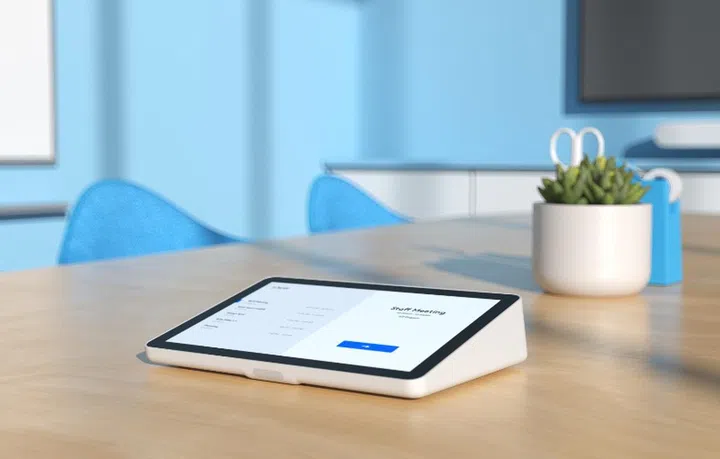 The Logitech Tap IP is the new way to run a video conference in a small room. Image source: Logitech. 