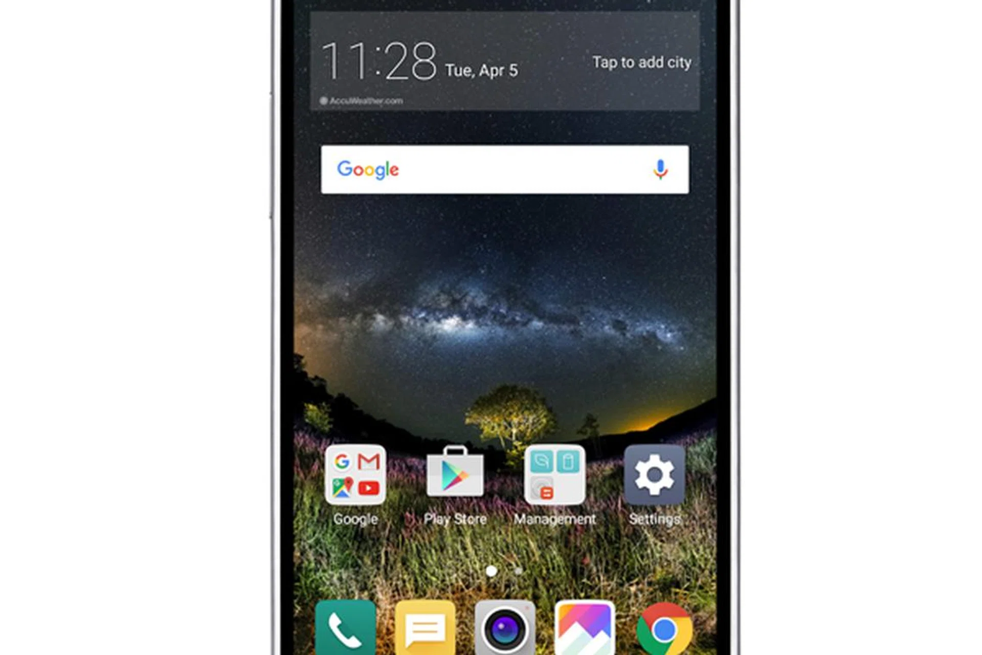 LG G5, equipped with the 360 Wallpaper.