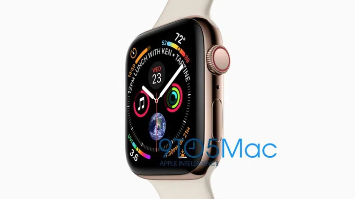 The Apple Watch Series 4. <br>Image source: 9to5Mac