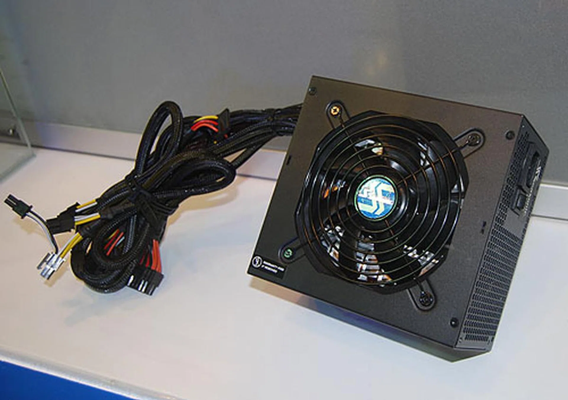  It's 80 PLUS Silver for the Seasonic S12D, which has a very silent 120mm fan from Sanyo Dekki. Again, it's not available now but should be available in retail soon.  