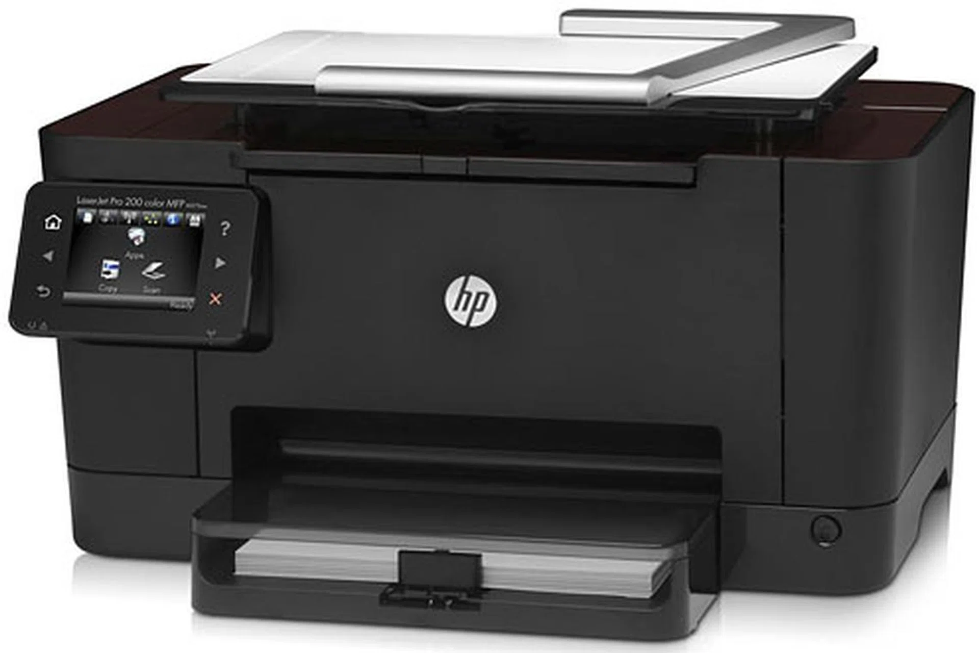 The HP TopShot LaserJet Pro M275 is a color laser MFP equipped with an 8MP 'camera'.