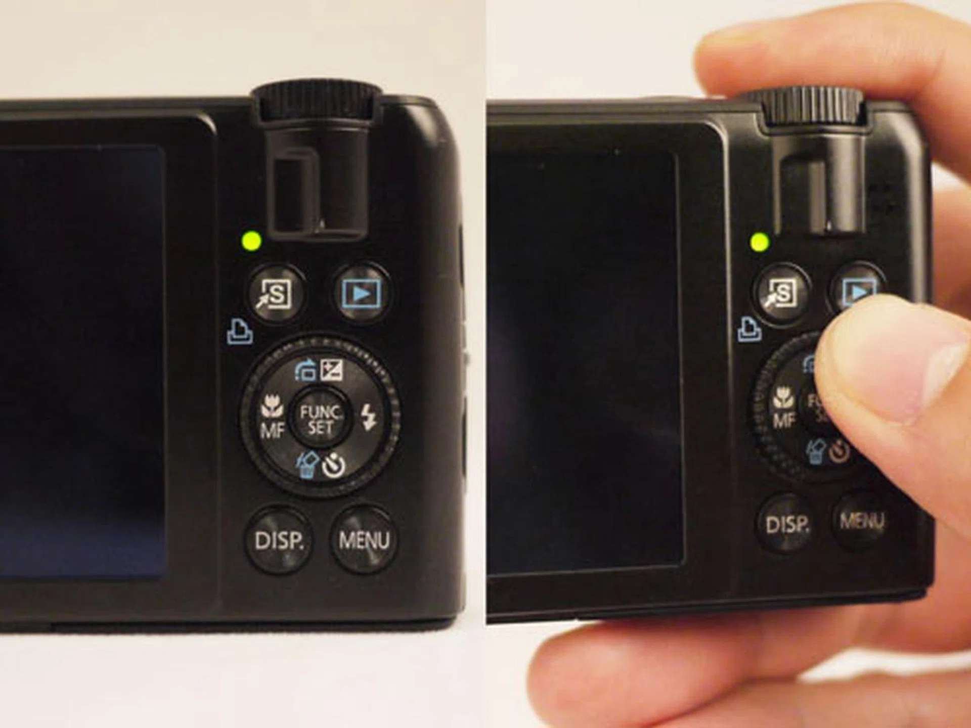 Our big thumb covers both the scroll wheel and the directional pad at the same time, sometimes we move one when we meant the other.