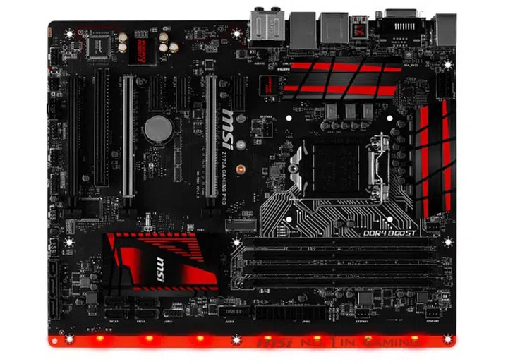 MSI Z170A Gaming Pro. (Image Source: MSI)