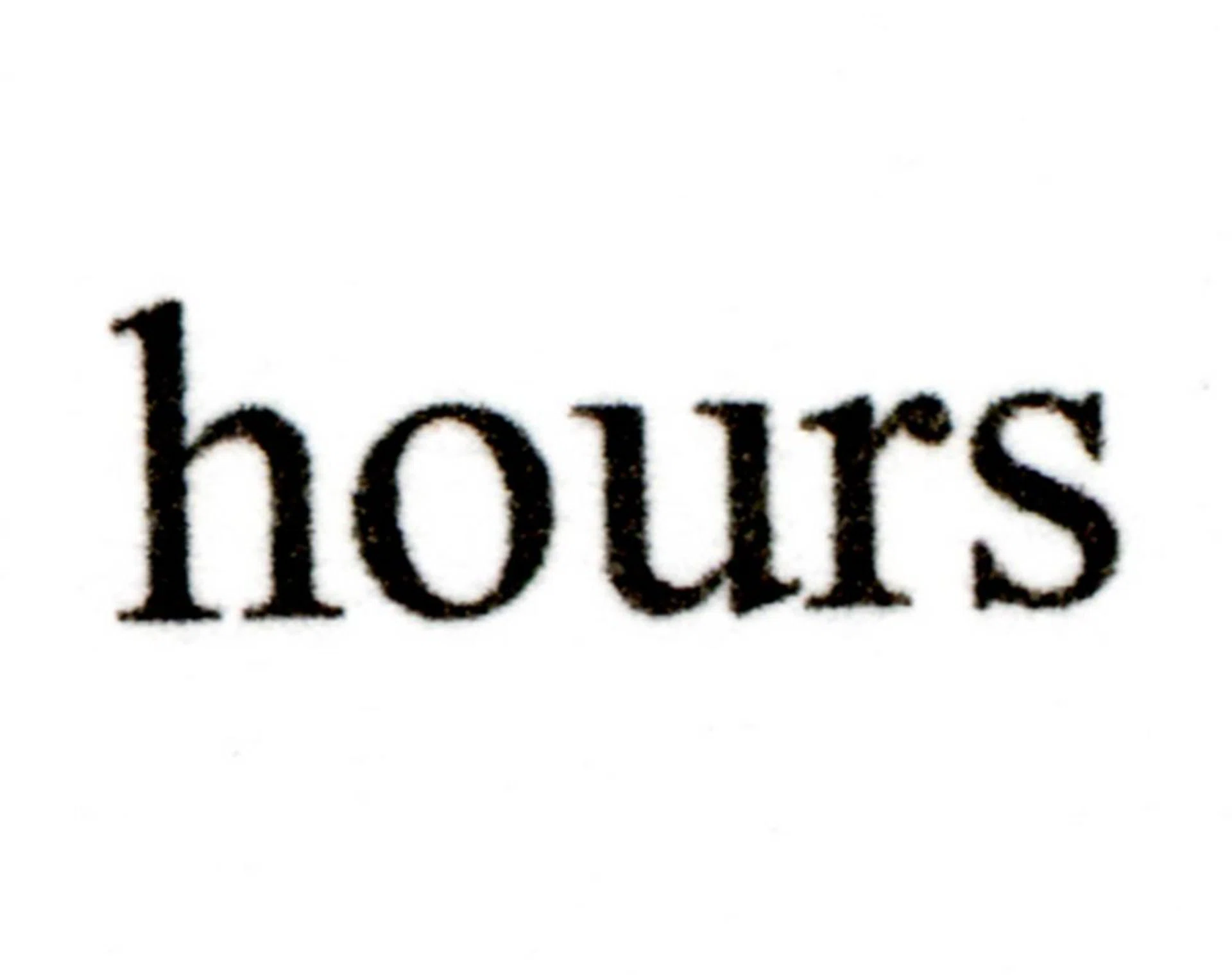 Text prints are full and solid.