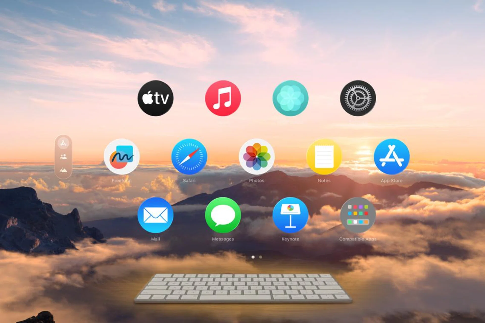 This is what visionOS looks nice. Photo: Apple