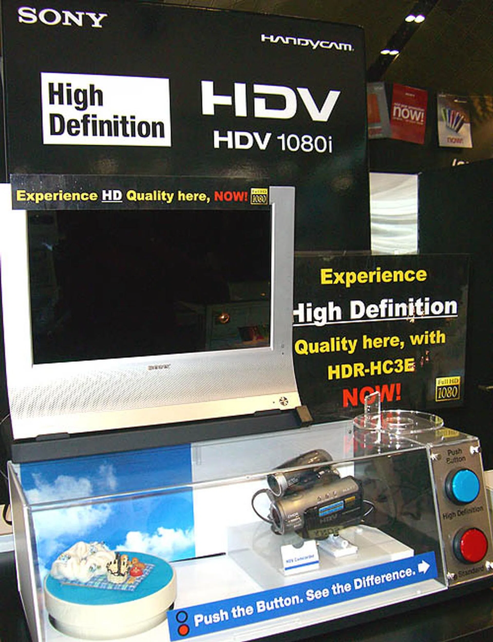 This HD capable video recorder is on display at the Sony booth. Too bad it wasn't ready when we were there, though we believe that there should be an upcoming review from HWM on it soon. 