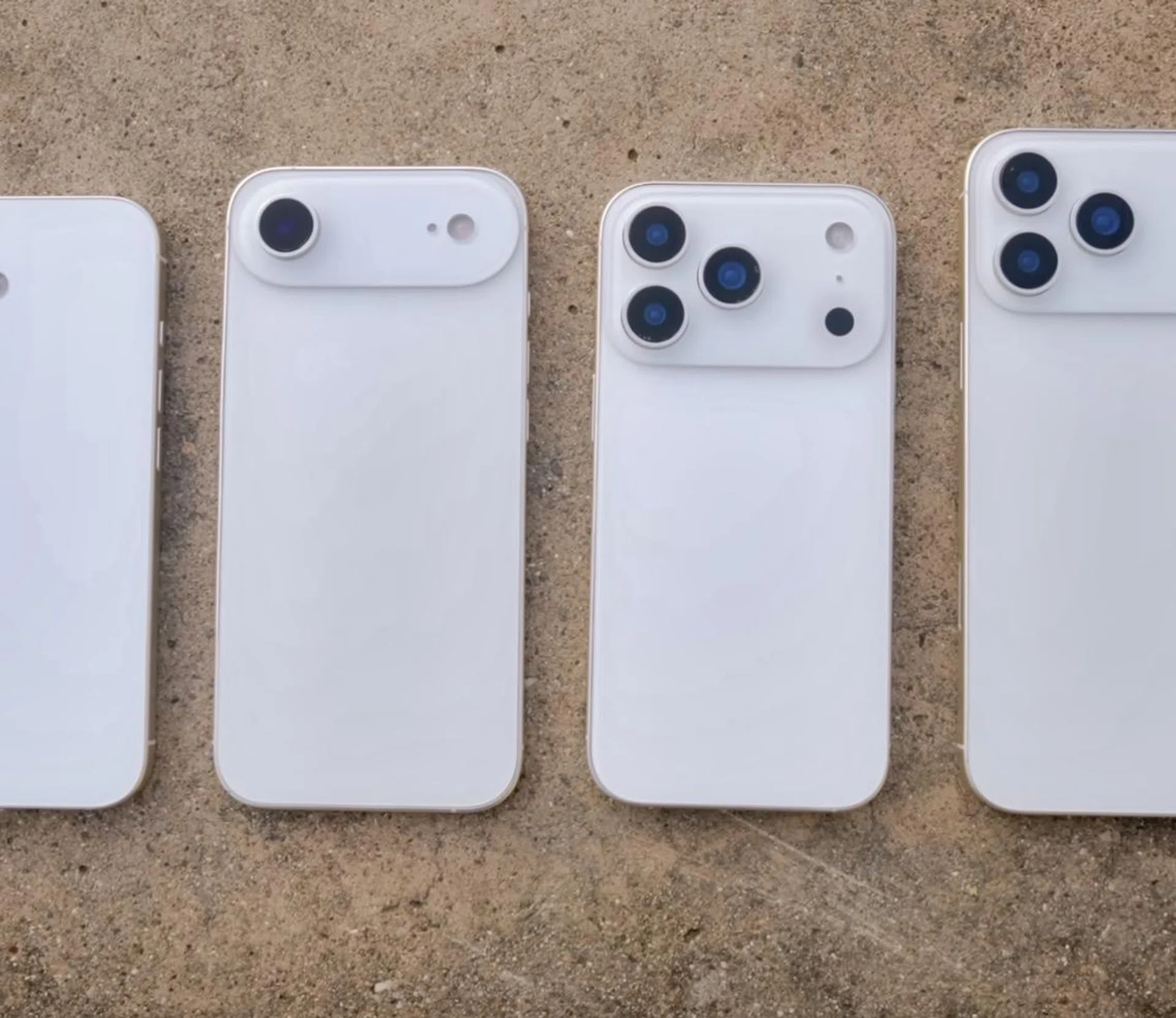 Apple iPhone 17 dummy units.