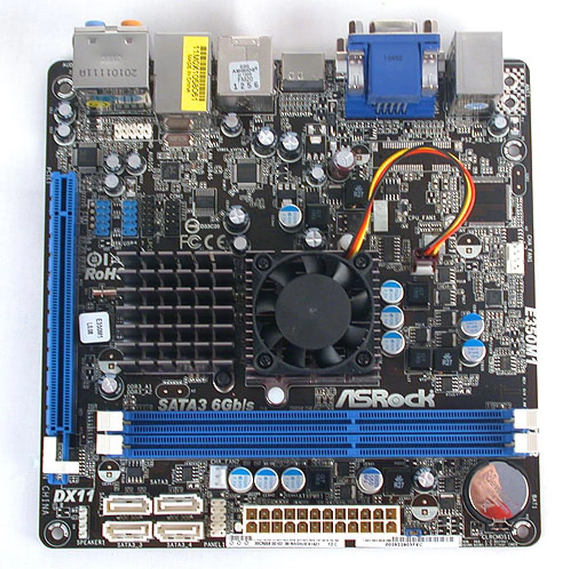 The mini-ITX form factor doesn't leave much space for onboard components, but you'll get the essentials, from SATA 6Gbps support to a discrete graphics option too.
