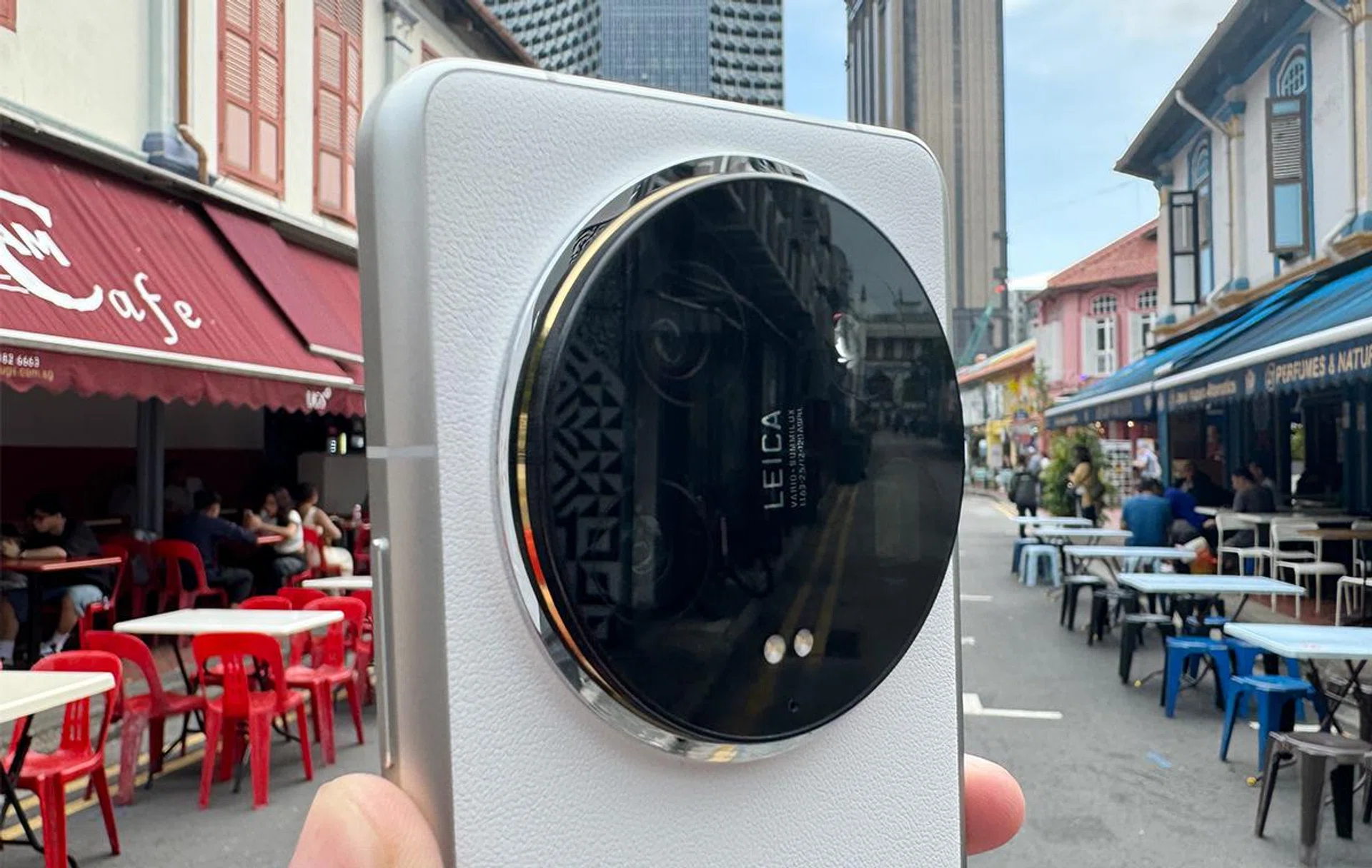 Xiaomi 14 Ultra rear cameras.