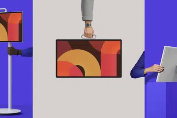 The Samsung Movingstyle portable screen and television