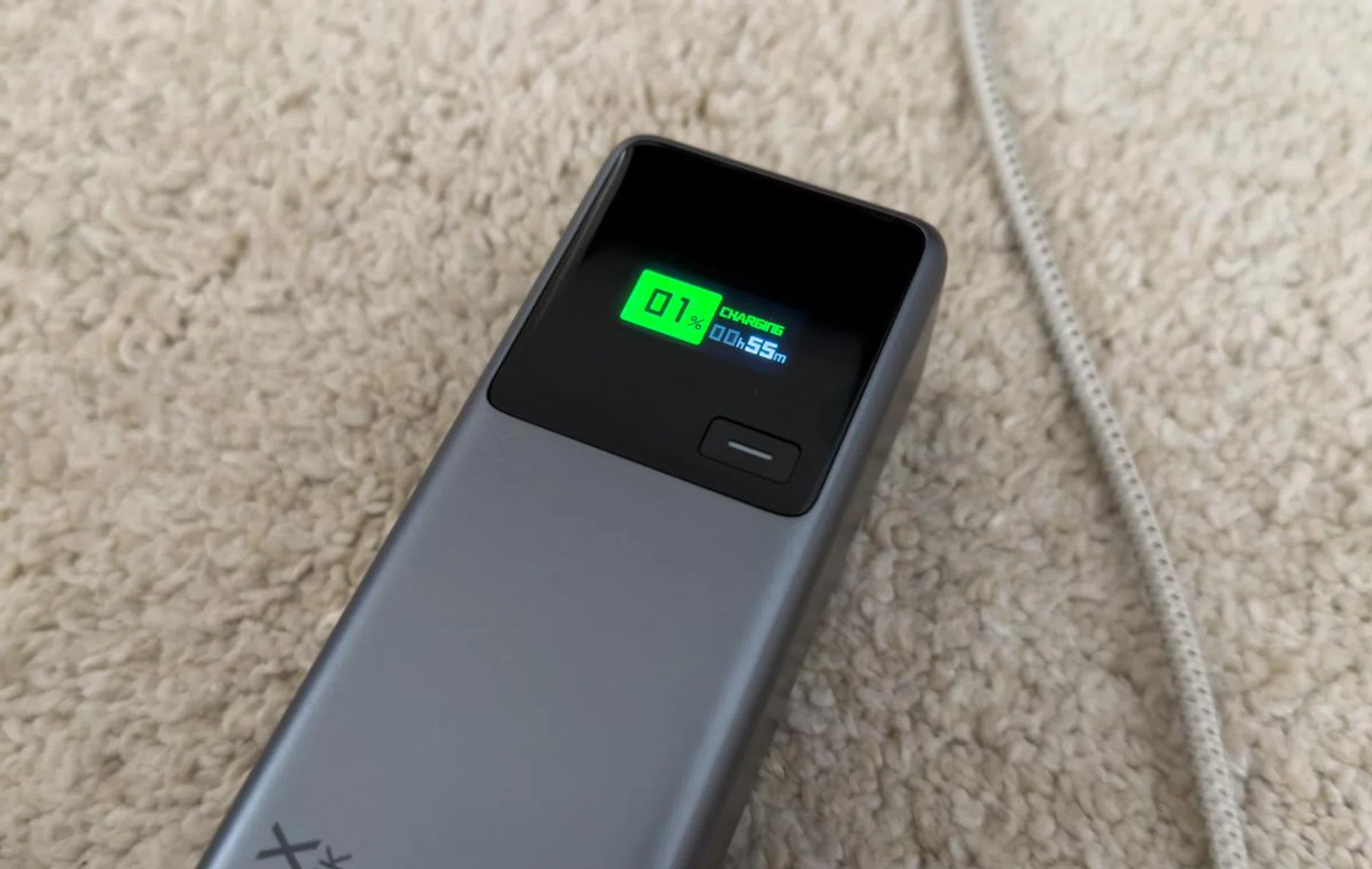 Charging information. Photo: HWZ.