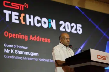 Coordinating Minister for National Security K. Shanmugam.