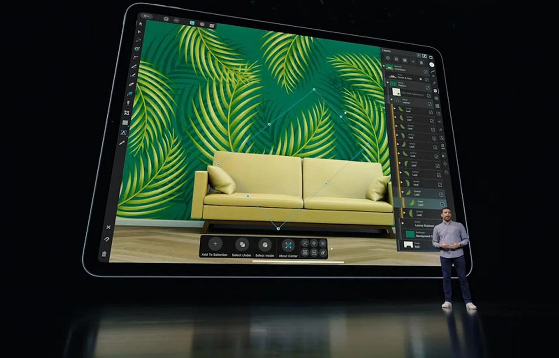 At Apple's first digital launch event of 2021.