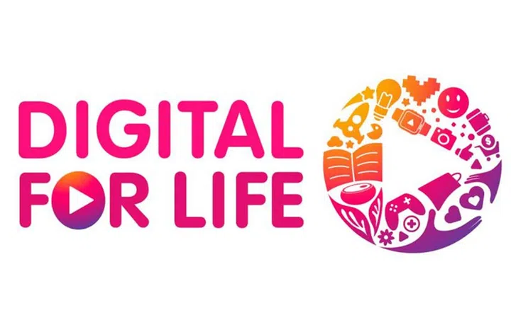 The Digital for Life Movement logo, part of the President's Challenge 2021.