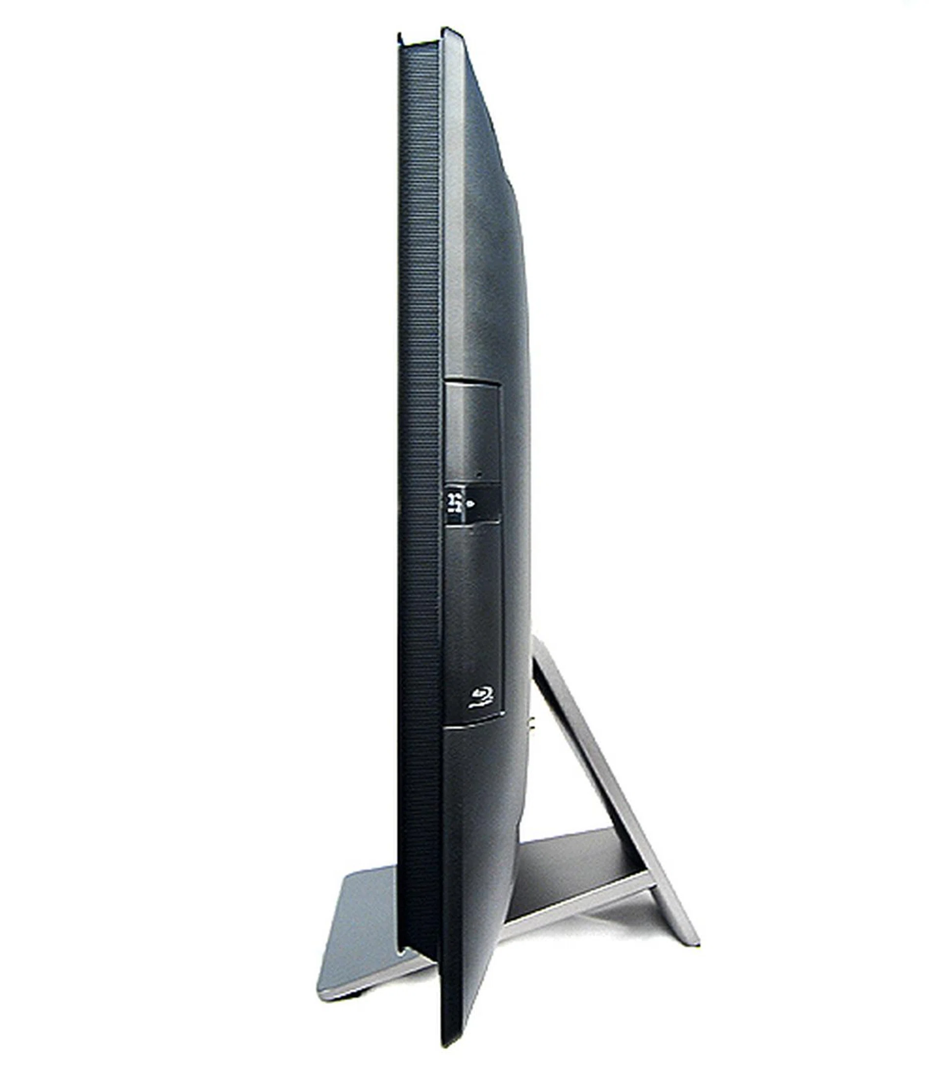 The ASUS ET2411INTI is a pretty slim considering the components it packs. Although the aluminum stand looks nice, it only adjusts for tilt and not for height.