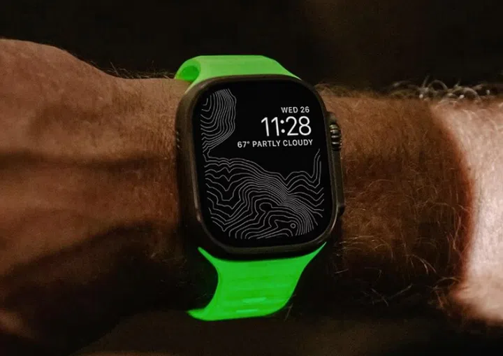 The Glow in the Dark Sport Band by Nomad.