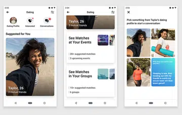 Besides Singapore, Facebook Dating is also being launched in countries from Malaysia and Vietnam to Brazil and Chile. Only the users' first name and age are ported over from their main Facebook profiles. (Image source: Facebook.)