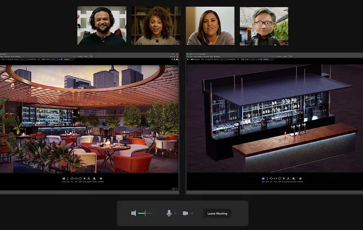 A sample of the Enter the Omniverse Cloud in action. (Image source: NVIDIA)