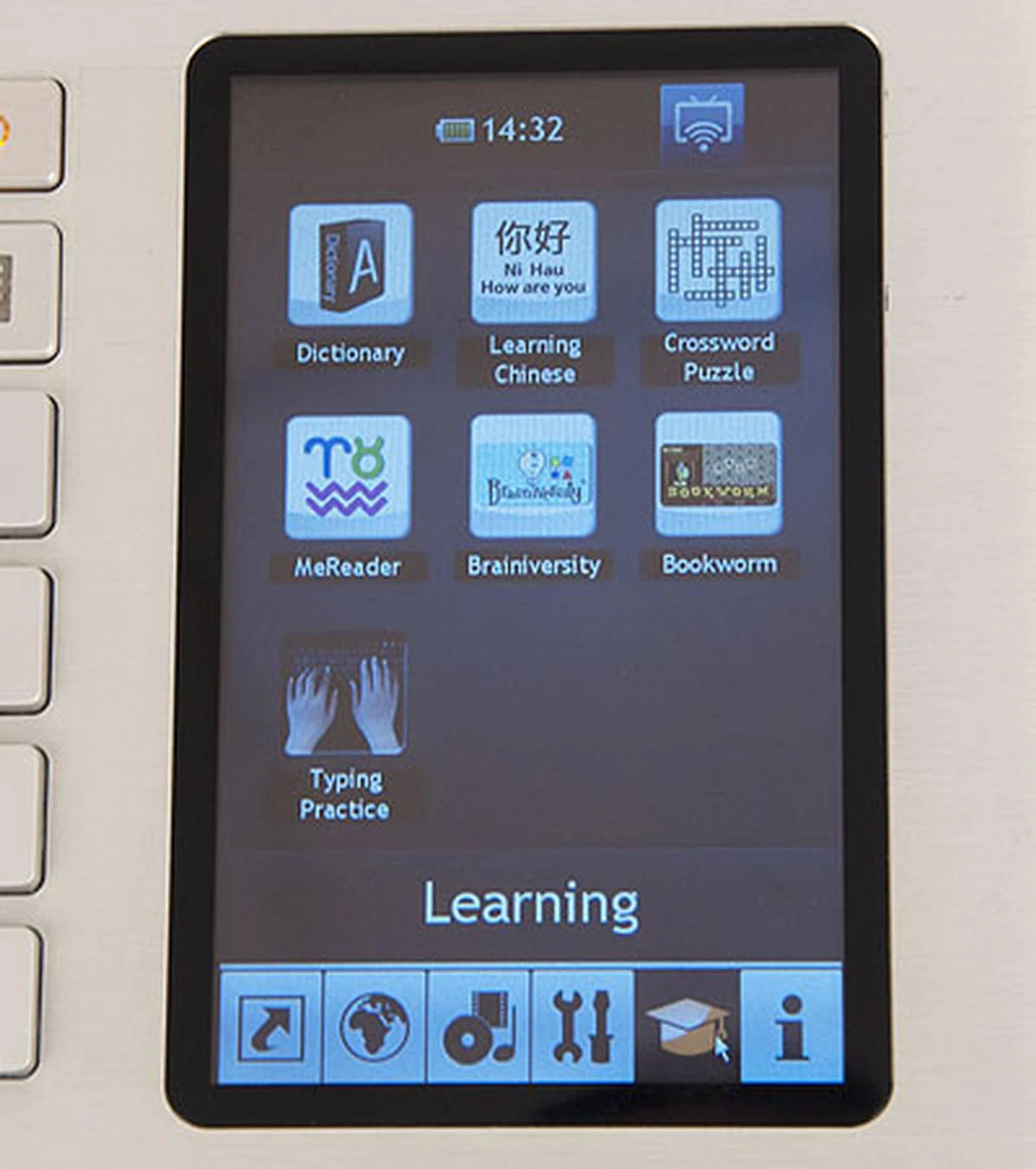 If you want to study, there are also education apps on the Learning tab.