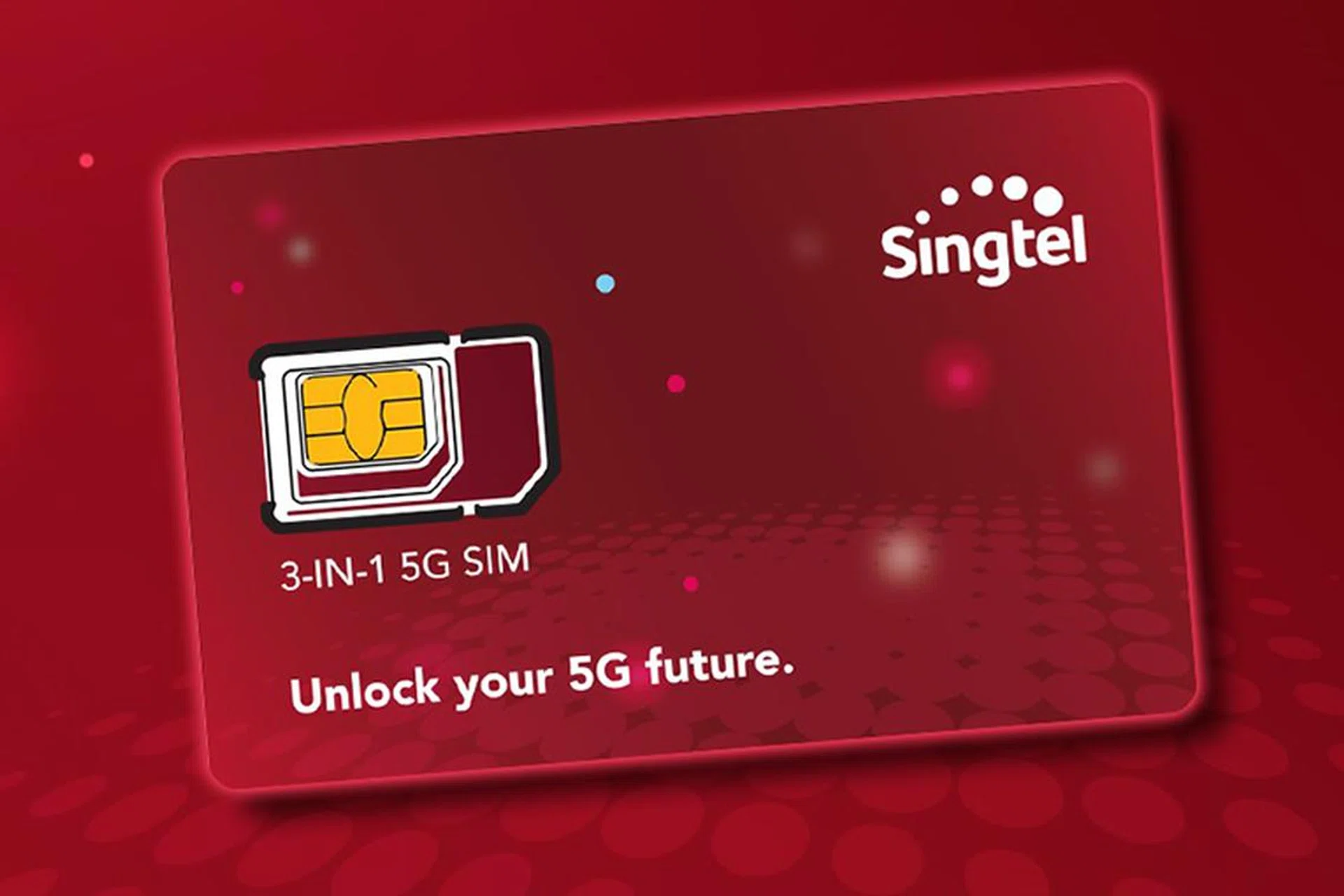 File photo: Singtel 5G SA SIM card, by Singtel.