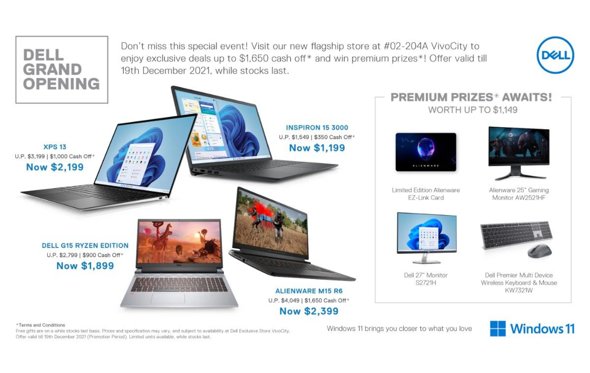 Don't forget these great deals that are waiting for you in the new store. Image source: Dell.