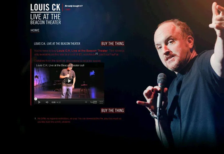 (Source: buy.louisck.net)