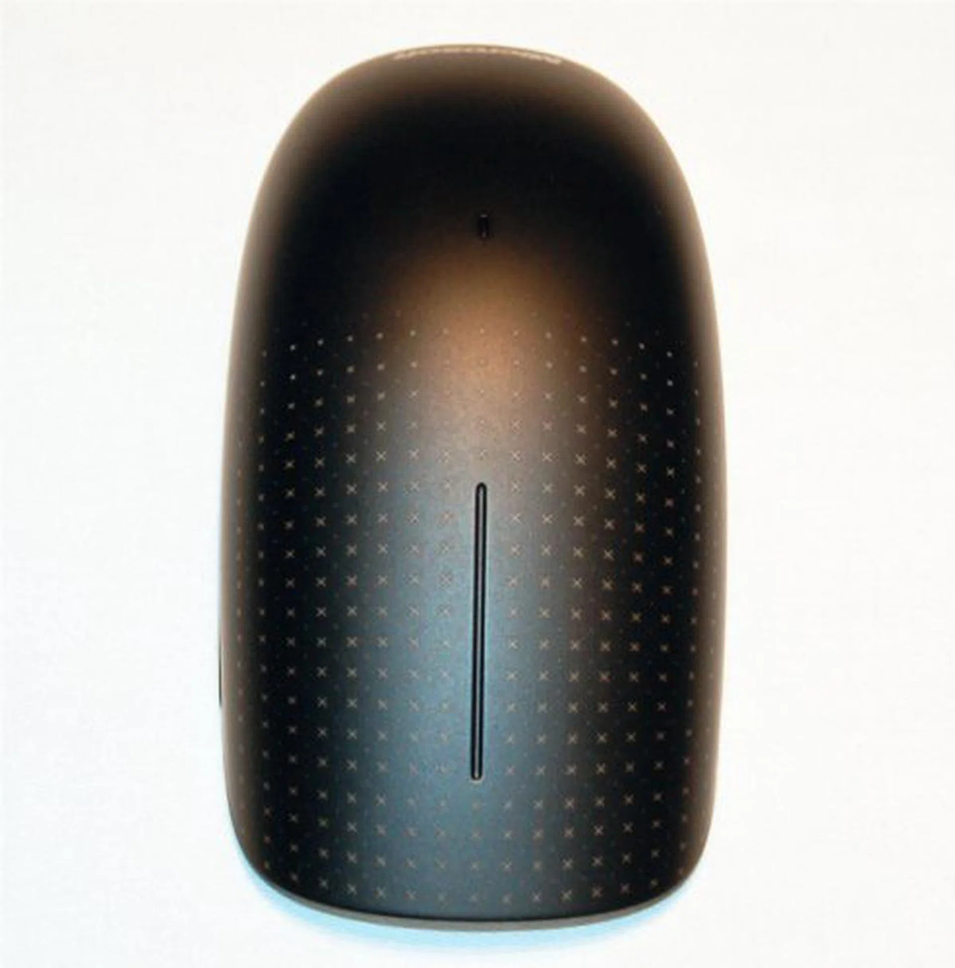 The new Touch Mouse from Microsoft in all its glory. The top surface is equipped with capacitive touch capabilities.