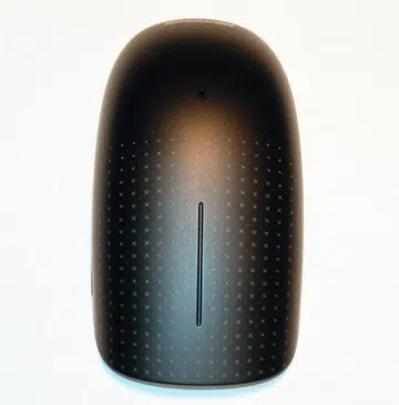The new Touch Mouse from Microsoft in all its glory. The top surface is equipped with capacitive touch capabilities.