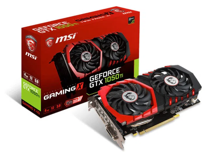 MSI GeForce GTX 1050 Ti Gaming X.