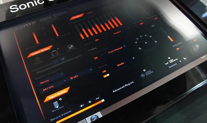 The Strix Sonic Studio control panel's main menu gives users lots of options, but it does look quite messy and daunting.