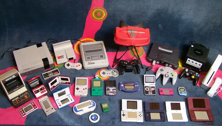 From the Game and Watch to the Wii, in one picture. Only the Wii U and the New 3DS are missing.