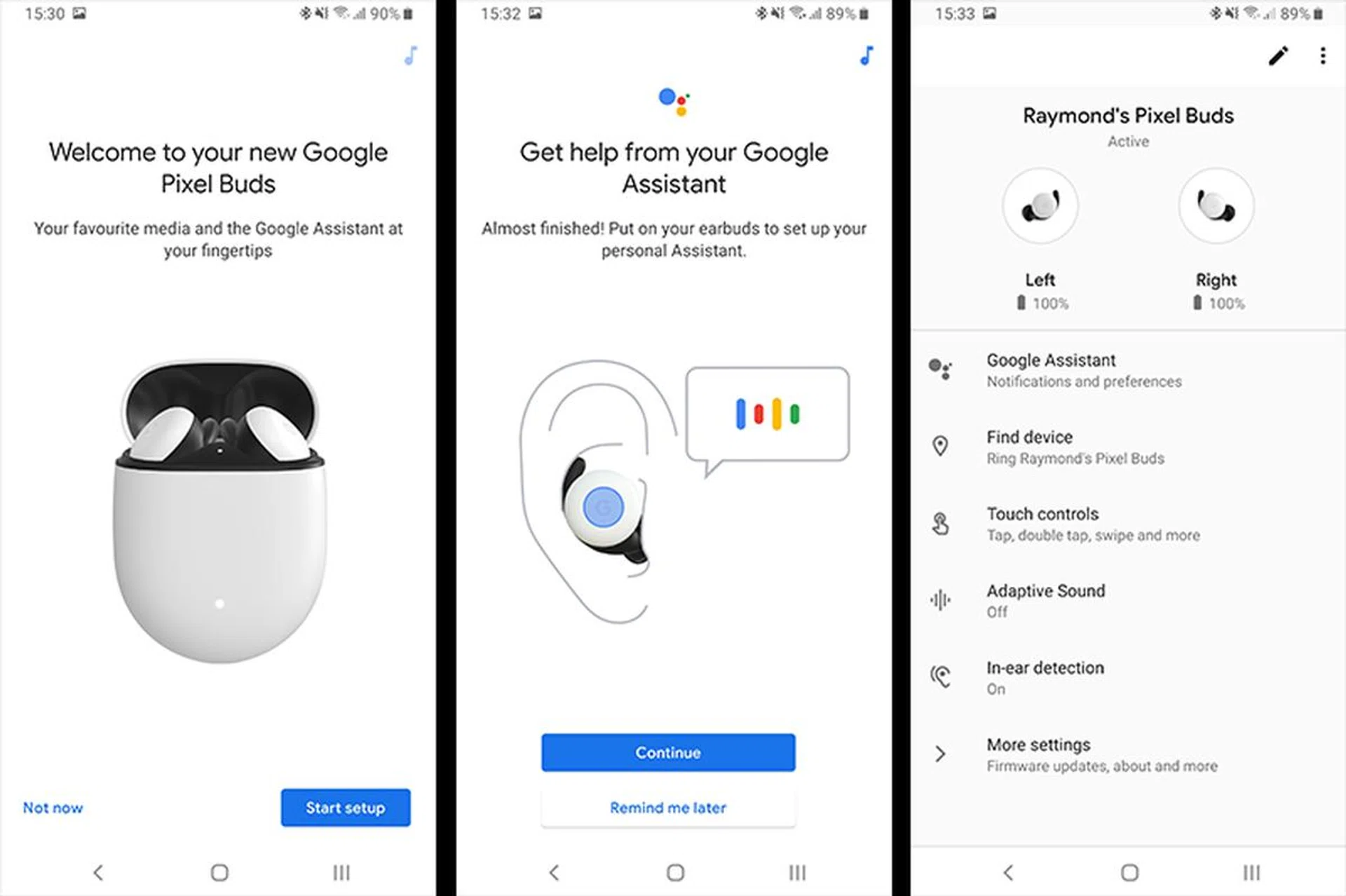 The Pixel Buds app offers additional features to fine tune your experience with the earbuds.