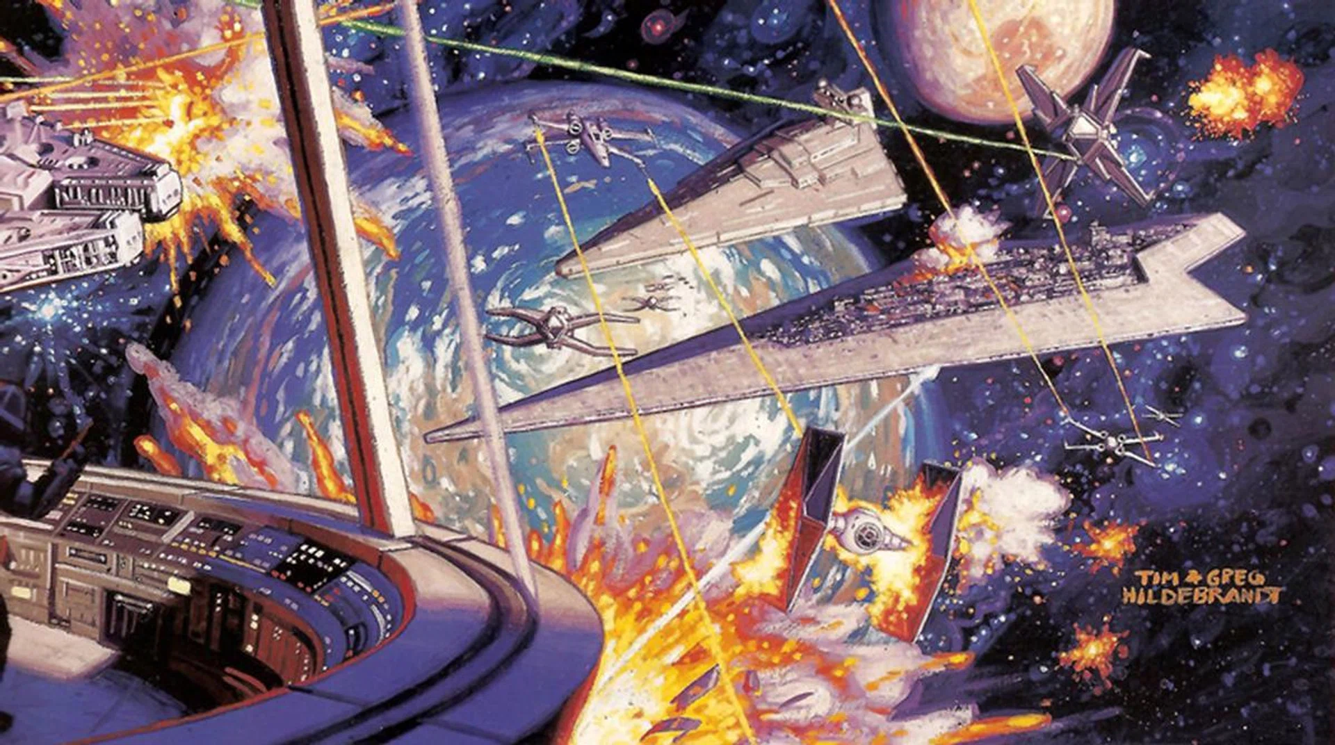 The Empire versus Black Sun. Ok, so technically the Battle of Coruscant in Shadows of the Empire didn't involve the Rebellion, but we'd still love to play it.