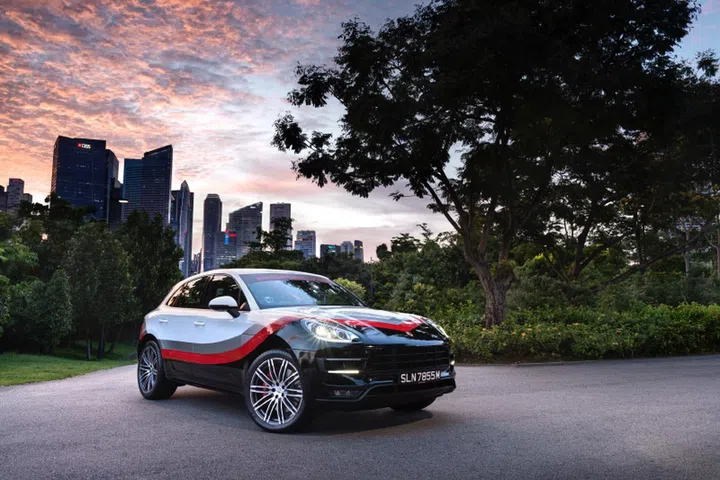 The  Macan Turbo with Performance Package is the new flagship of the range. (Image credit: Porsche Asia Pacific)