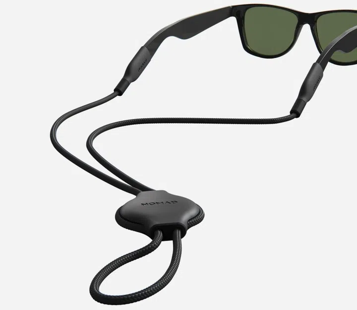 The Nomad Glasses Strap for AirTag. <br>Image source: Nomad