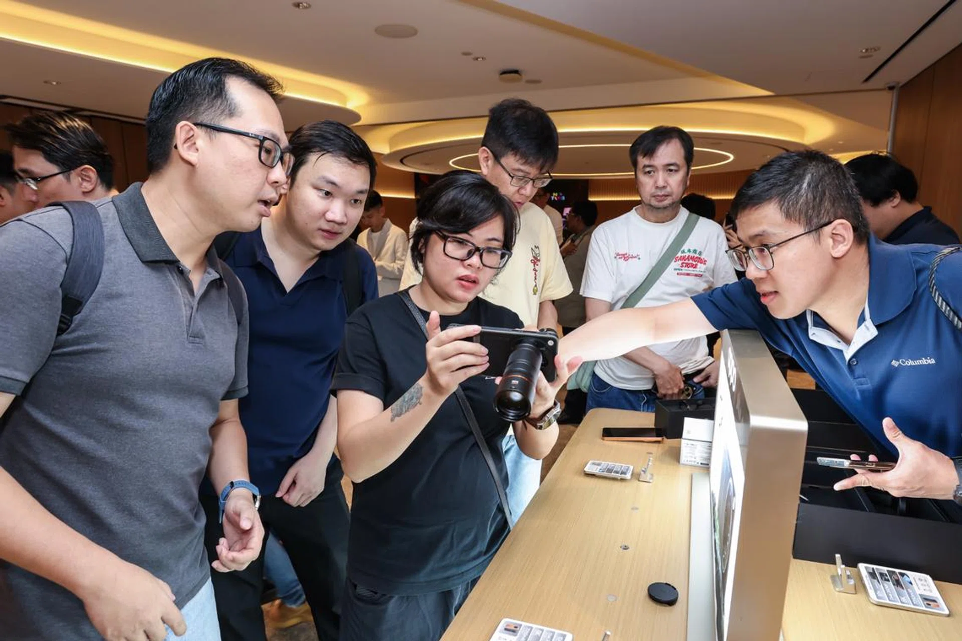 The camera was a real draw