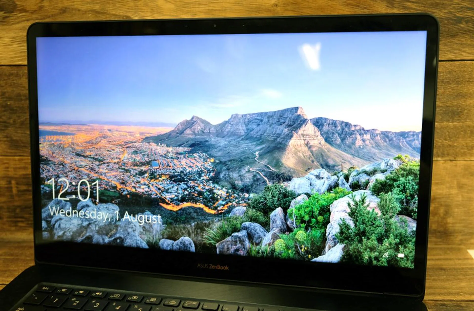 The 15.6-inch 4K display supports touch inputs and is vivid, vibrant, and crisp.