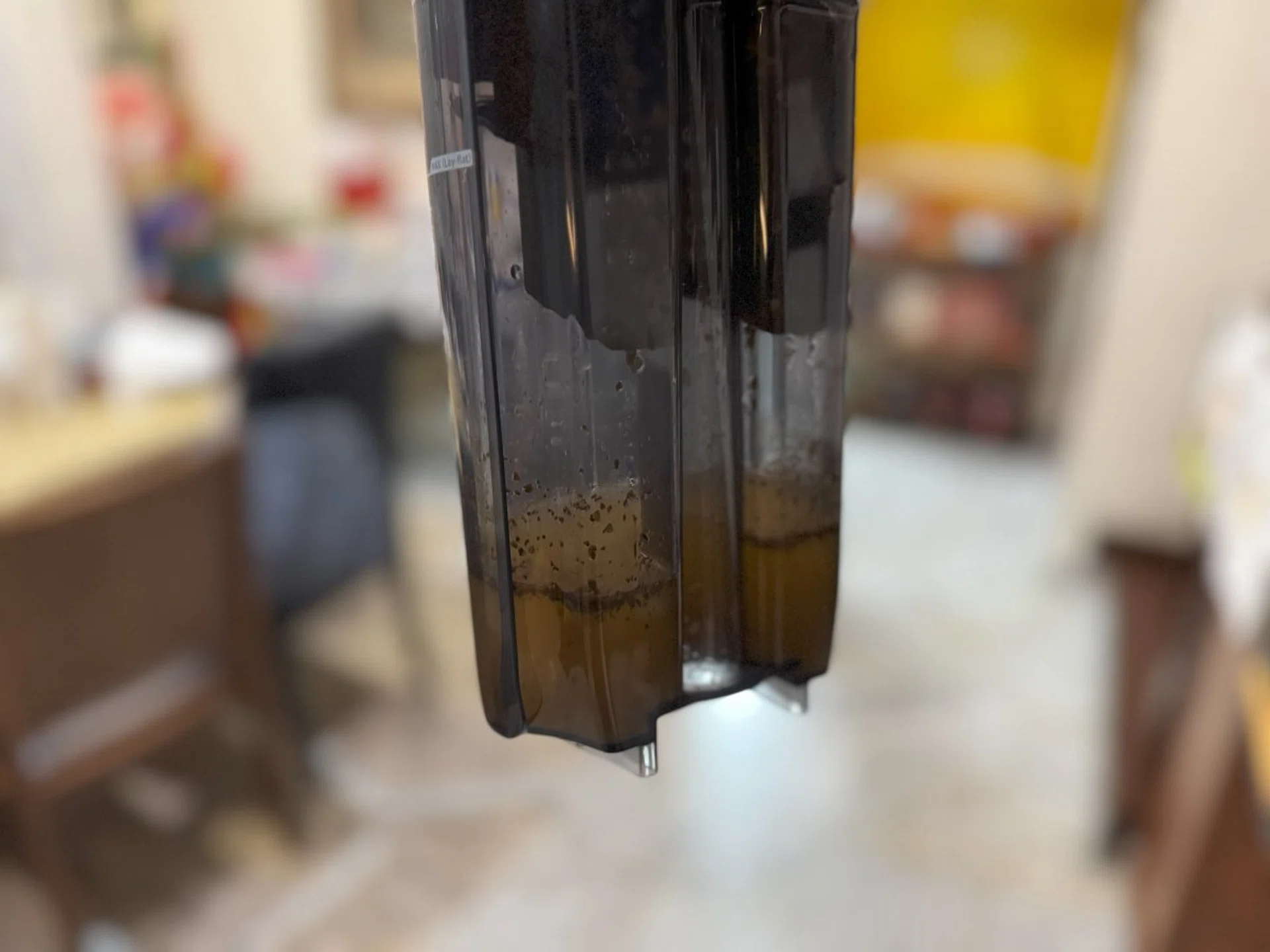 You might think it's unnecessary, but trust me, you want to empty the dirty reservoir after every, single, cleaning. Photo: HWZ