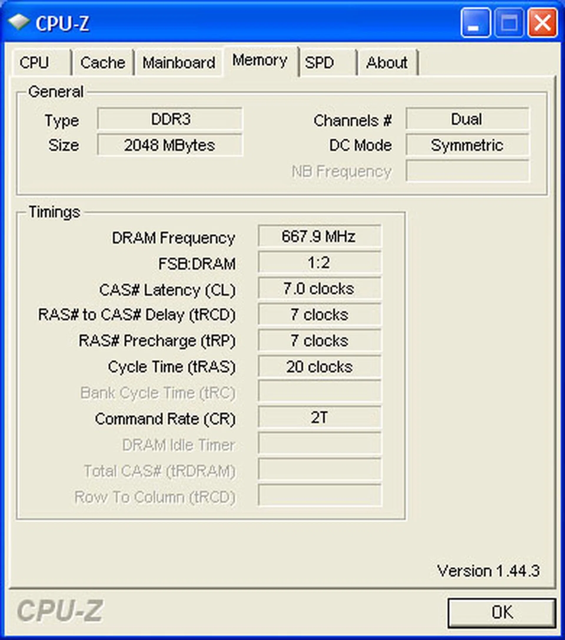 For our benchmarking purposes, we set the memory timings as above. We were however unable to find any setting in the BIOS to adjust the command rate. 