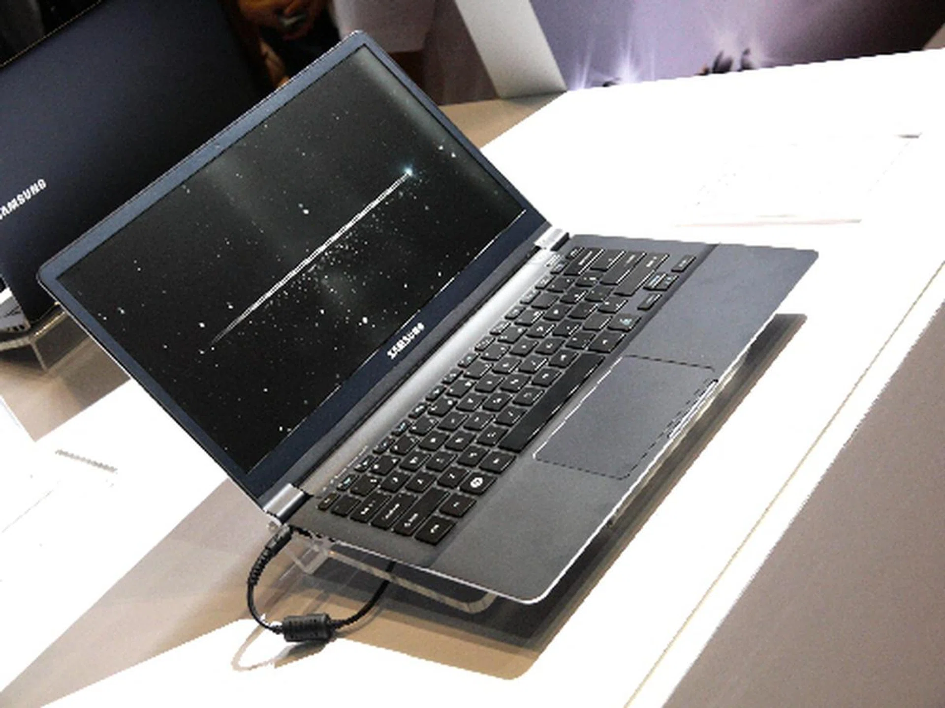 The new Series 9 offers a generously sized touchpad and a 15-inch display tucked into a 14-inch chassis. Storage comes in 128GB or 256GB SSD options. Look out for this sexy computing companion in the second quarter.