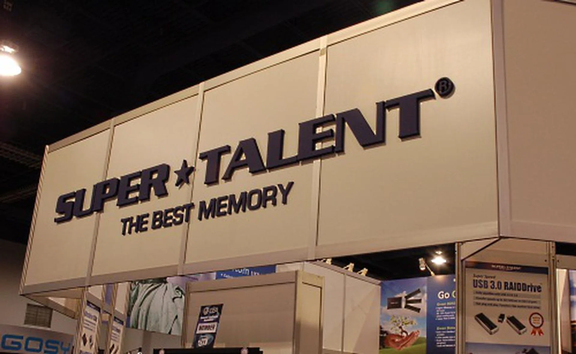 SuperTalent had its mix of flash based products, from RAM to SSDs and USB drives.