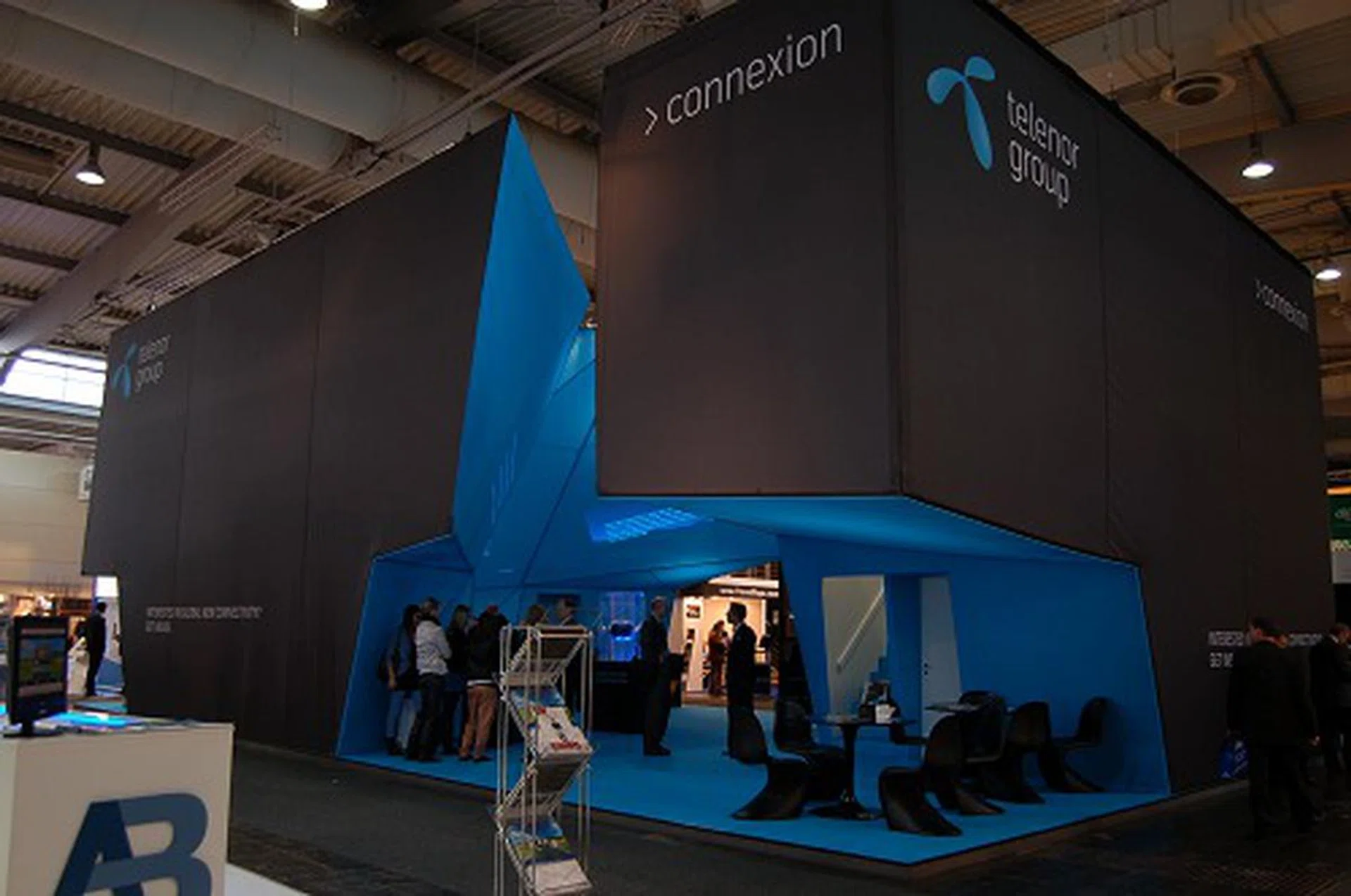  We couldn't help but take a snap at Connexion's strange booth. Unfortunately, they were dealing with business processes this time and not really end-user products.  